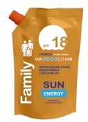 Sun Energy Эмульсия для загара c маслом. ШИ SPF 18 (дой-пак)